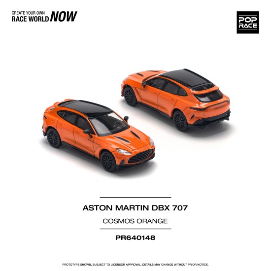 1/64 ASTON MARTIN DBX 707 COSMOS ORANGE