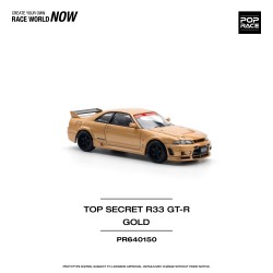 1/64 TOP SECRET GT-R R33 - GOLD 1/64 TOP SECRET GT-R R33 - GOLD