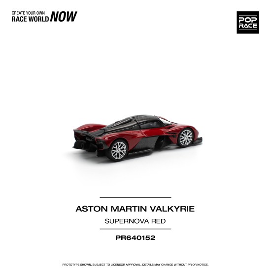 1/64 ASTON MARTIN VALKYRIE - SUPERNOVA RED