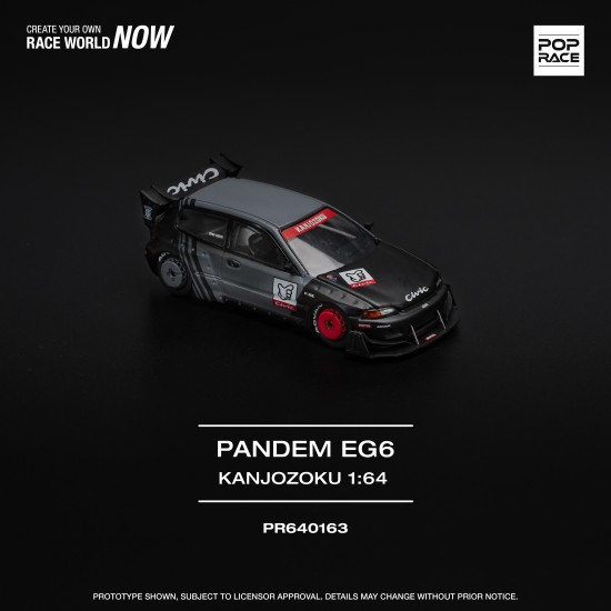 1/64 PANDEM CIVIC EG6 KANJOZOKU