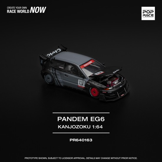 1/64 PANDEM CIVIC EG6 KANJOZOKU