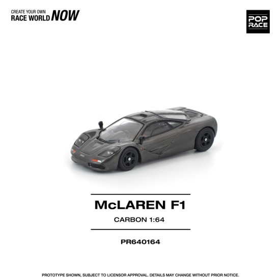 1/64 MCLAREN F1 CARBON EDITION 1/64 MCLAREN F1 CARBON EDITION