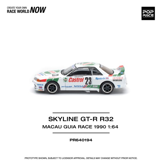 1/64 SKYLINE GT-R R32 MACAU GUIA RACE 1990 WINNER