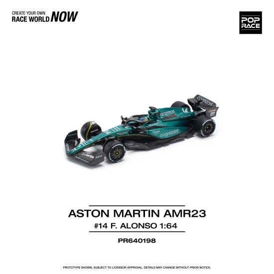 1/64 ASTON MARTIN AMR23 F1 NO.14 F.ALONSO