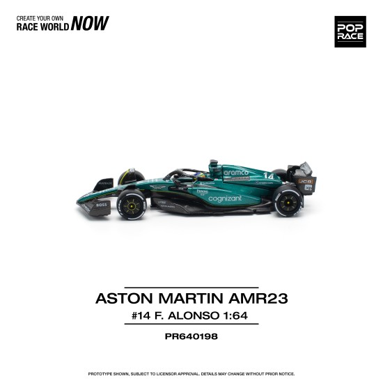 1/64 ASTON MARTIN AMR23 F1 NO.14 F.ALONSO