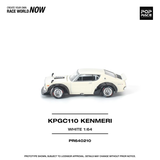 1/64 KPGC110 KENMERI WHITE 1/64 KPGC110 KENMERI WHITE