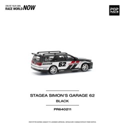 1/64 NISSAN STAGEA SIMONS GARAGE NO.62 - BLACK PR640211 1/64 NISSAN STAGEA SIMONS GARAGE NO.62 - BLACK PR640211