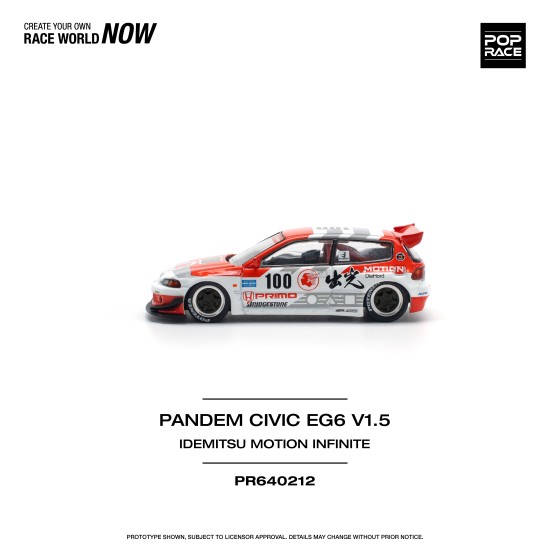 1/64 PANDEM CIVIC EG6 V1.5 IDEMITSU MOTION INFINITE