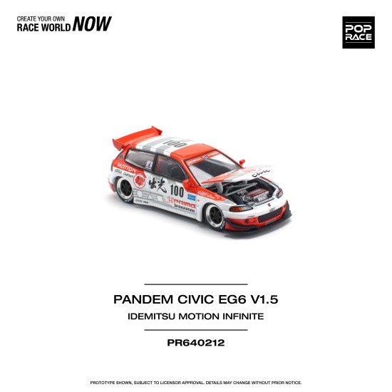 1/64 PANDEM CIVIC EG6 V1.5 IDEMITSU MOTION INFINITE