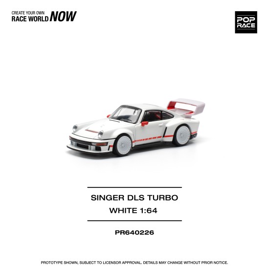 1/64 SINGER DLS TURBO (TRACK) WHITE