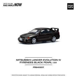 1/64 MITSUBISHI LANCER EVOLUTION IV PYRENEES BLACK PEARL PR640227