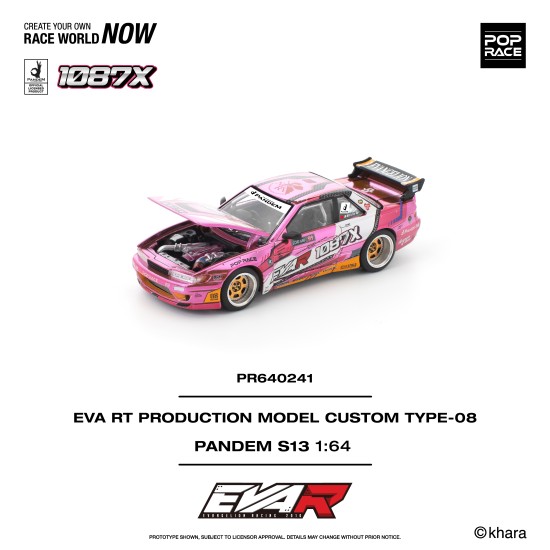 1/64 PANDEM SILVIA S13 EVA RT PRODUCTION MODEL CUSTOM TYPE-08 X 1087X