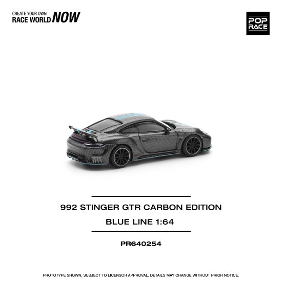 1/64 992 STINGER GTR CARBON EDITION (BLUE LINE)