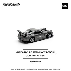 1/64 MAZDA RX7 RE-AMEMIYA - GUN METAL PR640255 1/64 MAZDA RX7 RE-AMEMIYA - GUN METAL PR640255