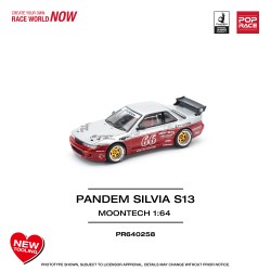 1/64 PANDEM SILVIA S13 - MOONTECH RED (NEW TOOLING)