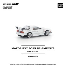 1/64 MAZDA RX7 FC3S RE-AMEMIYA WHITE 1/64 MAZDA RX7 FC3S RE-AMEMIYA WHITE