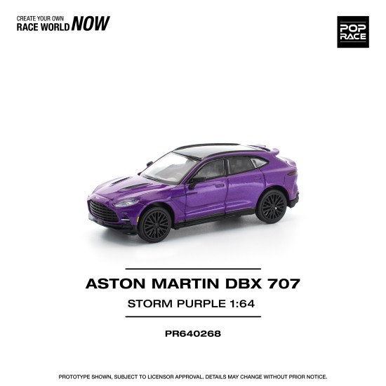 1/64 ASTON MARTIN DBX 707 - STORM PURPLE