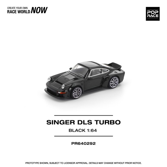 1/64 SINGER DLS TURBO (ROAD) BLACK 1/64 SINGER DLS TURBO (ROAD) BLACK