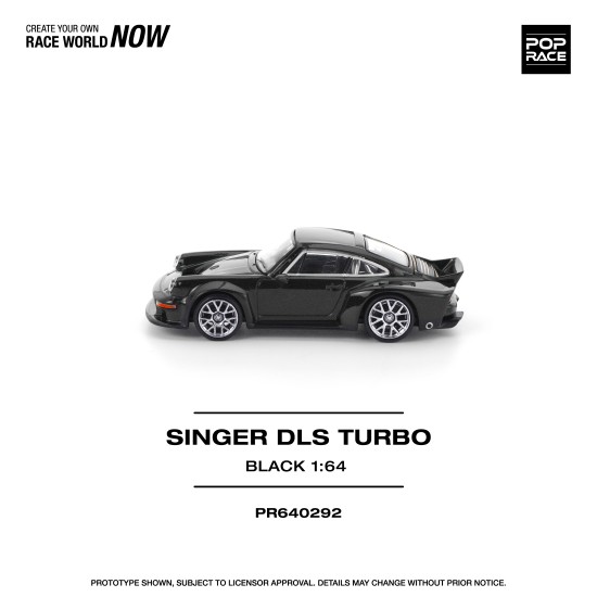 1/64 SINGER DLS TURBO (ROAD) BLACK 1/64 SINGER DLS TURBO (ROAD) BLACK