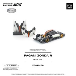 1/64 PAGANI ZONDA R WHITE