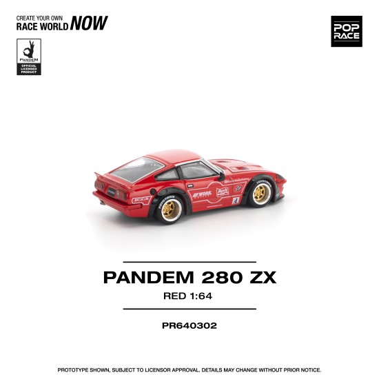 1/64 PANDEM 280ZX RED (NEW TOOLING) 1/64 PANDEM 280ZX RED (NEW TOOLING)
