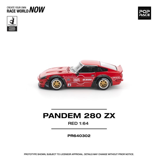 1/64 PANDEM 280ZX RED (NEW TOOLING) 1/64 PANDEM 280ZX RED (NEW TOOLING)