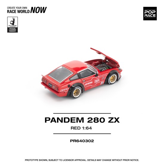 1/64 PANDEM 280ZX RED (NEW TOOLING) 1/64 PANDEM 280ZX RED (NEW TOOLING)