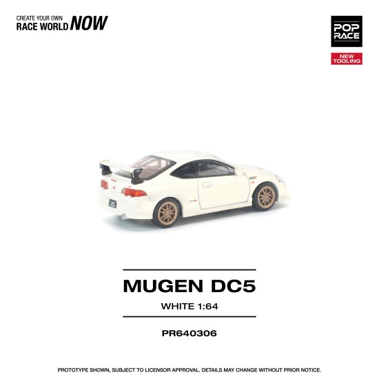 1/64 HONDA DC5 MUGEN WHITE NEW TOOLING 1/64 HONDA DC5 MUGEN WHITE NEW TOOLING