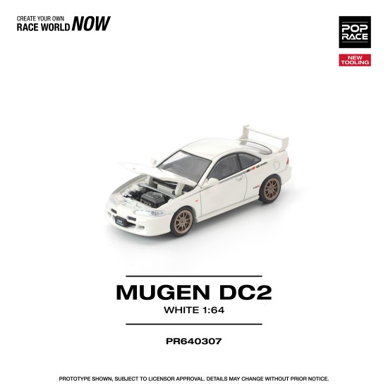 1/64 MUGEN DC2 WHITE NEW TOOLING