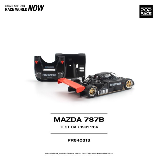 1/64 MAZDA 787B 1991 TEST CAR 1/64 MAZDA 787B 1991 TEST CAR