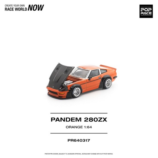 1/64 PANDEM 280ZX ORANGE