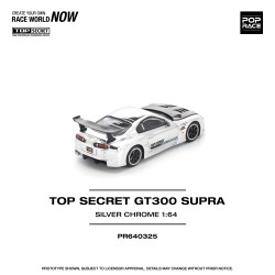 1/64 TOP SECRET GT300 SUPRA - SILVER CHROME 1/64 TOP SECRET GT300 SUPRA - SILVER CHROME