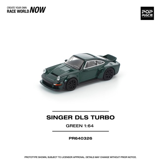 1/64 SINGER DLS TURBO (ROAD) - GREEN 1/64 SINGER DLS TURBO (ROAD) - GREEN