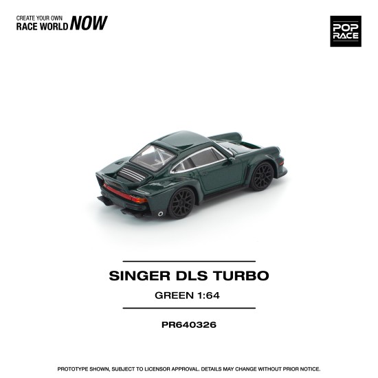 1/64 SINGER DLS TURBO (ROAD) - GREEN 1/64 SINGER DLS TURBO (ROAD) - GREEN