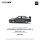 1/64 MITSUBISHI LANCER EVOLUTION IV DARK GREY 1/64 MITSUBISHI LANCER EVOLUTION IV DARK GREY