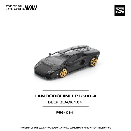 1/64 LAMBORGHINI COUNTACH LPI 800-4 DEEP BLACK 1/64 LAMBORGHINI COUNTACH LPI 800-4 DEEP BLACK