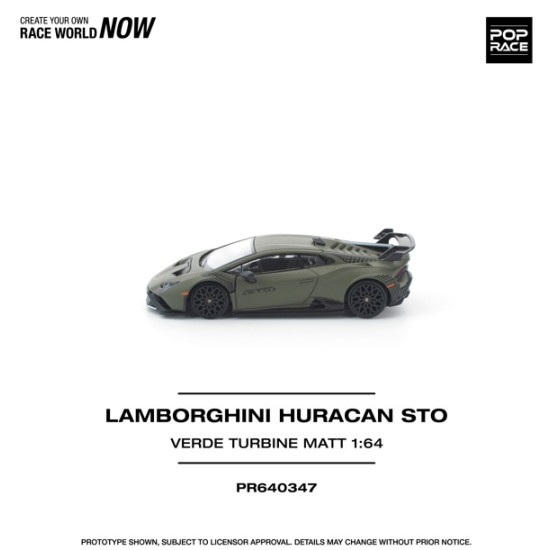 1/64 LAMBORGHINI HURACAN STO VERDE TURBINE MATT