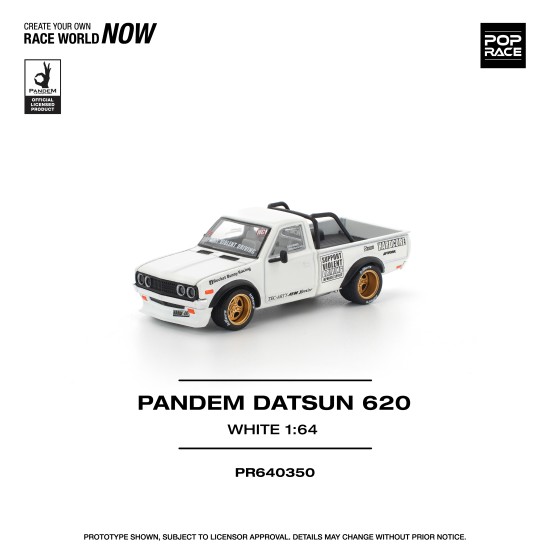1/64 PANDEM DATSUN 620 WHITE 1/64 PANDEM DATSUN 620 WHITE