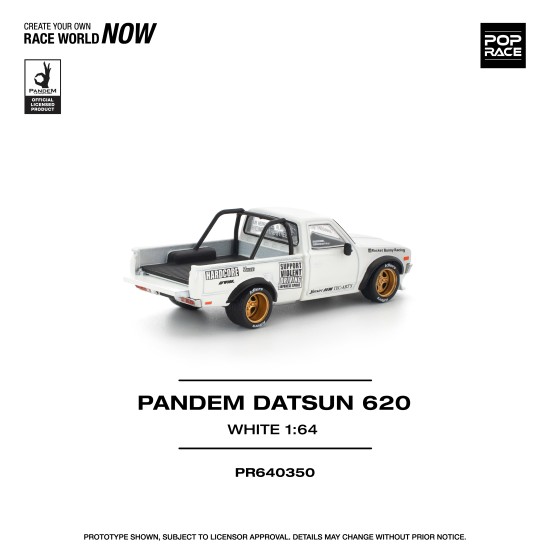 1/64 PANDEM DATSUN 620 WHITE 1/64 PANDEM DATSUN 620 WHITE
