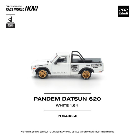1/64 PANDEM DATSUN 620 WHITE 1/64 PANDEM DATSUN 620 WHITE