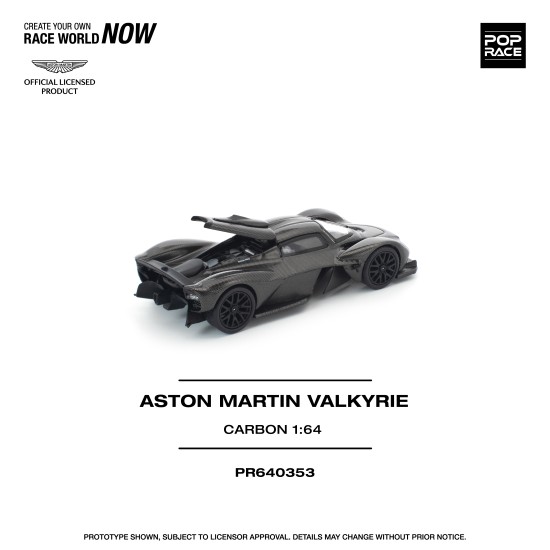 1/64 ASTON MARTIN VALKYRIE CARBON EDITION 1/64 ASTON MARTIN VALKYRIE CARBON EDITION