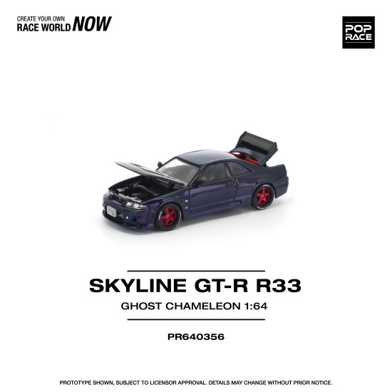 1/64 SKYLINE GT-R R33 GHOST CHAMELEON