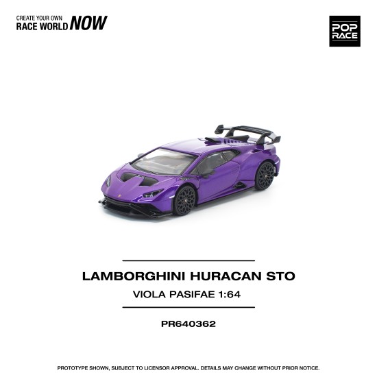 1/64 LAMBORGHINI HURACAN STO VIOLA PASIFAE 1/64 LAMBORGHINI HURACAN STO VIOLA PASIFAE