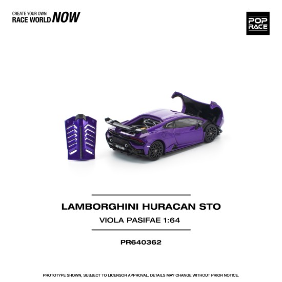 1/64 LAMBORGHINI HURACAN STO VIOLA PASIFAE 1/64 LAMBORGHINI HURACAN STO VIOLA PASIFAE