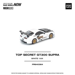 1/64 TOP SECRET GT300 SUPRA WHITE
