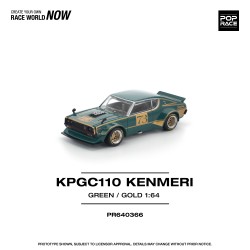 1/64 KPGC110 KENMERI RACING NO.73 GREEN/GOLD