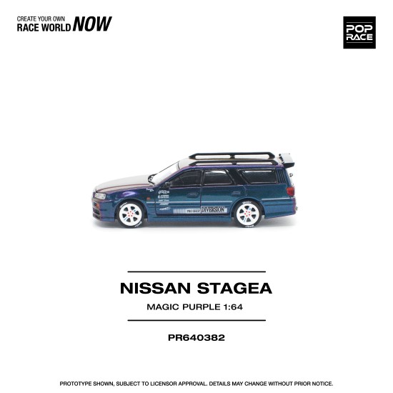 1/64 NISSAN STAGEA MAGIC PURPLE