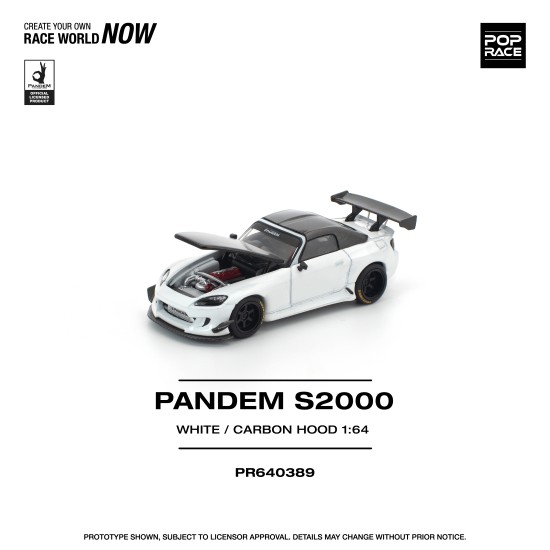 1/64 PANDEM S2000 SOFTTOP WHITE TOOLING VARIANT