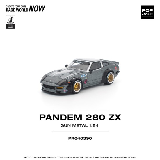 1/64 PANDEM 280ZX GUN METAL 1/64 PANDEM 280ZX GUN METAL