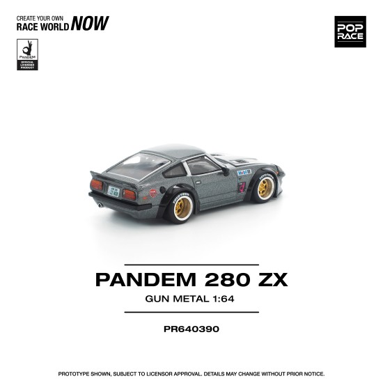 1/64 PANDEM 280ZX GUN METAL 1/64 PANDEM 280ZX GUN METAL